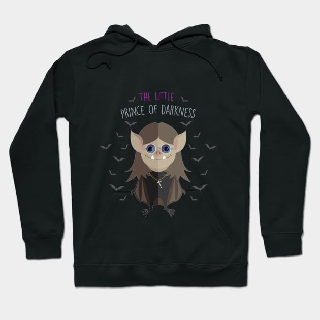 The Little Prince of Darkness Hoodie by Baby Rockstar